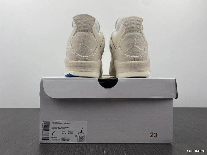 Kicked Out Shoe Store Jordan Blank DQ4909-100 4 (W) Canvas Retro 0712